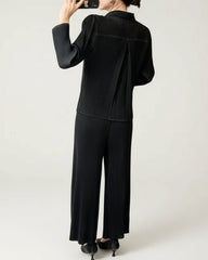 Cozy Pleated 2-Piece Set