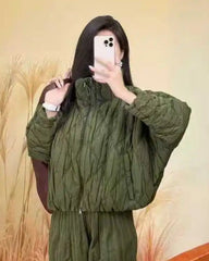 Premium Padded Pleats Jacket