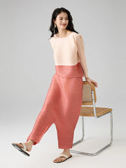 Luxe Plissé Harem Pant Set