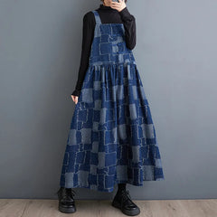 HEYFANCYSTYLE Harajuku Oversized Denim Dress