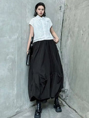 Avant-Garde Wide Leg Trousers