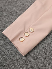 Pink Luxury Boyfriend Blazer