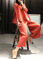 Elegant Truly Pleated Co-ord Set