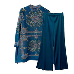 Premium Plisse Blouse & Pants