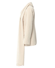 Luxe Minimalist Draped Blazer