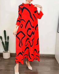 Luxury Plisse Kaftan Dress
