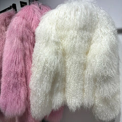 Authentic Luxurious Fluffy Fur Jacket