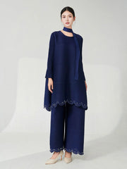 Luxury Pleated Trouser 2-Piece Set