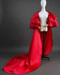 Luxury Taffeta Formal Coat