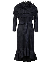 Luxury Pleated Midi Dress