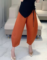 Luxury Plissé Harem Pants