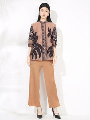 Luxe Pleated Cardigan & Pant Set