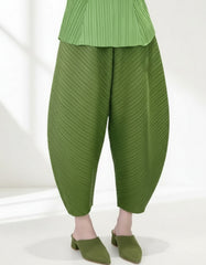 Luxury Plissé Harem Pants