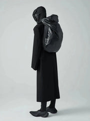 Men’s Full-Length Oversized Wool Blend Coat