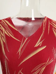 Luxury Pleats Formal Dress