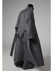 Men's Iconic Extra Long Wool-Blend Trench Coat