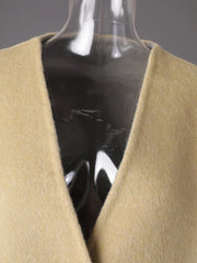 Premium Wool-Blend Oversized Coat