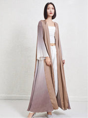 Luxury Pleats Longline Duster