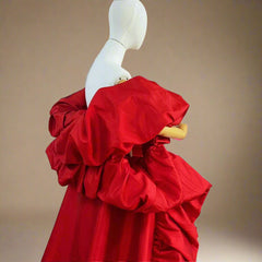 Haute Couture Ruffle Cape Jacket