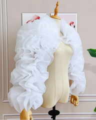 Luxury Ruffle Sleeve Bolero