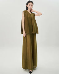 Luxury Modern Pleated Set