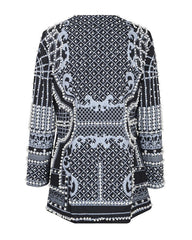 Luxe Pearl-Embellished Blazer