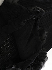 Luxury 3D Floral Knit Skirt