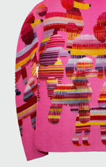 Pleated High-Stretch Ribbed Top