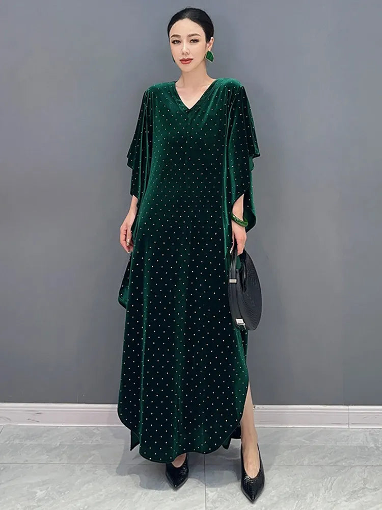 HEYFANCYSTYLE Starlit Velvet Dress