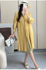 Luxury Truly Pleated Comfortable Coat