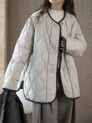 Premium Diamond-Quilted Jacket