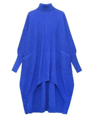 Luxury Asymmetrical Sweater Dress
