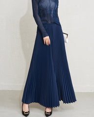 Luxury Pleated Palazzo Pants