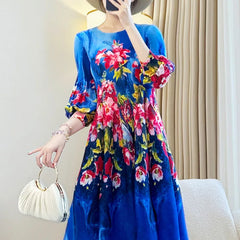 Luxury Pleated Formal Dress