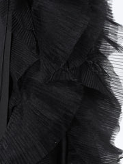 Avant-Garde Mesh Blazer Coat