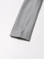 Premium Ruffled Peplum Blazer