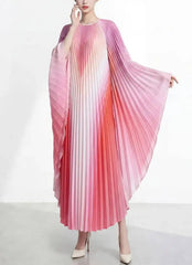 Luxury Pleated Kaftan Gown