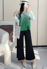 Signature Pleated Polo Top