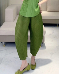 Luxury Plissé Harem Pants