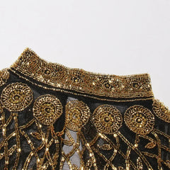 Couture Sequin Embellished Shawl
