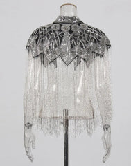Couture Sequin Embellished Shawl
