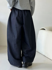 Luxury Statement Wide-Leg Pants