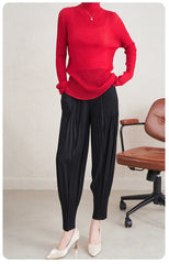 Luxury Japanese Pleated Pants