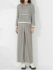 Luxury Pleated Hoodie Set