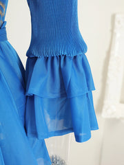 Luxury Pleats Formal Dress