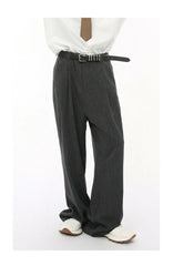 Men's Casual Blazer and Baggy Trousers 2-Piece Set