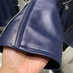 Luxury Sheepskin Asymmetric Jacket