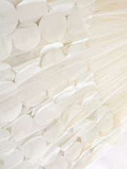 Luxury Petal Appliqué Tulle Skirt