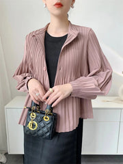 Luxury Pleated Daily Coat
