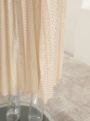 Truly Pleated Sleeveless Top & Skirt